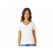 Футболка Heavy Super Club женская с V-образным вырезом, белый