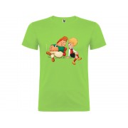 Футболка Карлсон детская, зеленое яблоко
