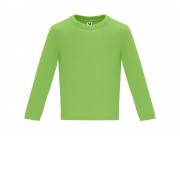 Футболка Baby  детская с длинным рукавом, зеленое яблоко