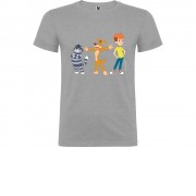 Футболка Простоквашино детская, серый меланж