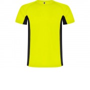Спортивная футболка Shanghai мужская, неоновый желтый/черный