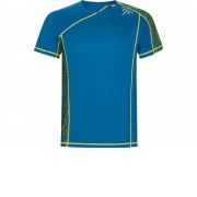 Спортивная футболка Sochi мужская, принтованый королевский синий