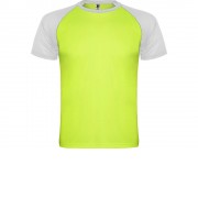 Спортивная футболка Indianapolis мужская, неоновый зеленый/белый