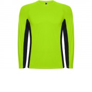 Футболка Shanghai  мужская с длинным рукавом, неоновый зеленый/черный