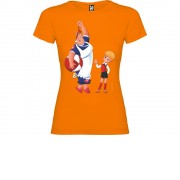 Футболка Карлсон женская, оранжевый