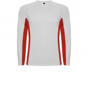 Футболка Shanghai  мужская с длинным рукавом, белый/красный