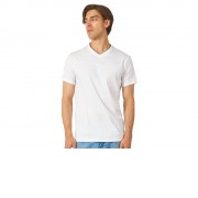Футболка Heavy Super Club мужская с V-образным вырезом, белый
