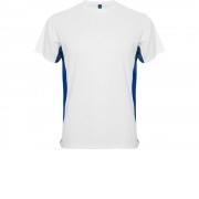 Спортивная футболка Tokyo мужская, белый/королевский синий