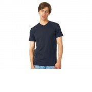 Футболка Heavy Super Club мужская с V-образным вырезом, темно-синий