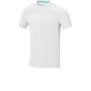 Borax Мужская футболка с короткими рукавами из переработанного полиэстера, сертифицированного согласно GRS - Белый