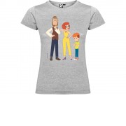 Футболка Простоквашино женская, серый меланж