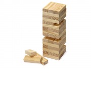 Большая дженга в хлопковом мешке