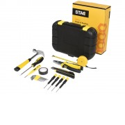 Набор инструментов Sounion 16 предметов, черный