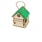 Игрушка Домик упаковка, зеленый