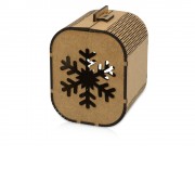 Подарочная коробка Снежинка, малая