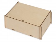 Деревянная коробка для гирлянды с наполнителем-стружкой Ларь