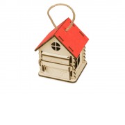 Игрушка Домик упаковка, красный