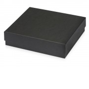 Подарочная коробка с эфалином Obsidian L 243 х 203 х 63, черный