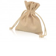 Мешочек подарочный, лен, малый, натуральный