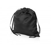 Мешочек подарочный сатиновый L, черный