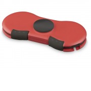 Спиннер с зарядными кабелями, красный