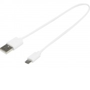 Кабель USB-A – Micro-USB TPE 2A, белый