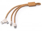 Зарядный кабель 5-в-1 Sevek, натуральный