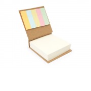 Блок для записей BOSCO в обложке из переработанного картона, бежевый