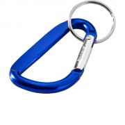 Timor брелок с карабином из переработанного алюминия, сертифицированного по стандарту RCS - Ярко-синий