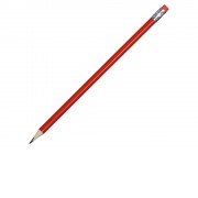 Трехгранный карандаш Графит 3D, красный