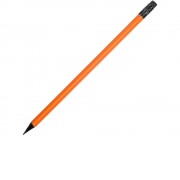 Карандаш чернографитовый трехгранный Blackie 3D, оранжевый