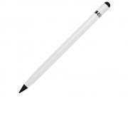 Вечный карандаш Eternal со стилусом и ластиком, белый