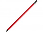 Карандаш чернографитовый трехгранный Blackie 3D, красный