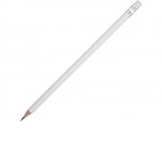 Карандаш чернографитовый трехгранный Графит 3D, белый