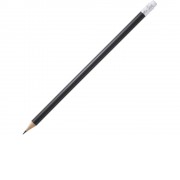 Карандаш деревянный COUVET с ластиком, черный