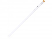 Карандаш антибактериальный GRYFIN с контрастным ластиком, белый/апельсин