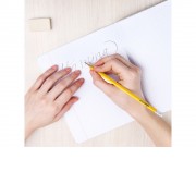 Карандаш деревянный COUVET с ластиком, желтый