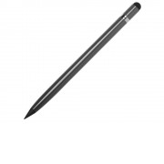 Вечный карандаш Eternal со стилусом и ластиком, серый