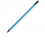 Карандаш чернографитовый трехгранный Blackie 3D, голубой