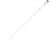 Карандаш антибактериальный GRYFIN с контрастным ластиком, белый/фуксия