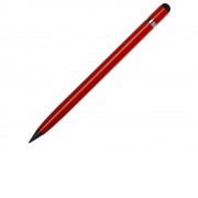 Вечный карандаш Eternal со стилусом и ластиком, красный