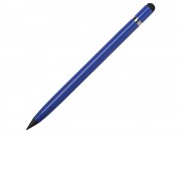 Вечный карандаш Eternal со стилусом и ластиком, синий