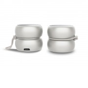 Портативные парные колонки TWS YoYo Stereo, белый