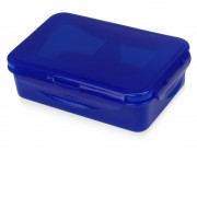 Герметичный ланч-бокс Foody с двумя секциями, 650мл, синий