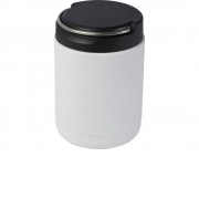 Пищевой контейнер Doveron объемом 500 мл из переработанной нержавеющей стали, белый