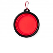 Складная миска SHIRA для домашних животных 450 мл, красный