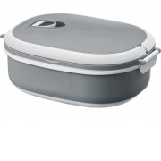 Ланч-бокс Spiga 750 мл для микроволновой печи, серый/белый (Р)