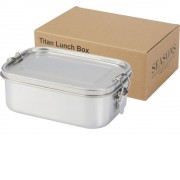 Пищевой контейнер Titan из переработанной нержавеющей стали, серебристый