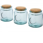 Набор Aire из 3 стеклянных банок, изготовленных из переработанного стекла, объемом 800 мл