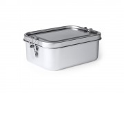 Ланч-бокс BRENA из нержавеющей стали 304, серебристый